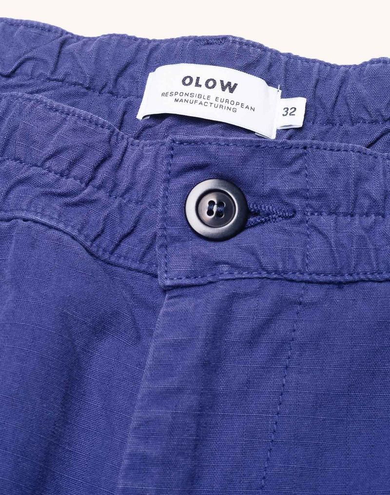 Pantalon Cargeot Bleu Outremer en coton bio – OLOW