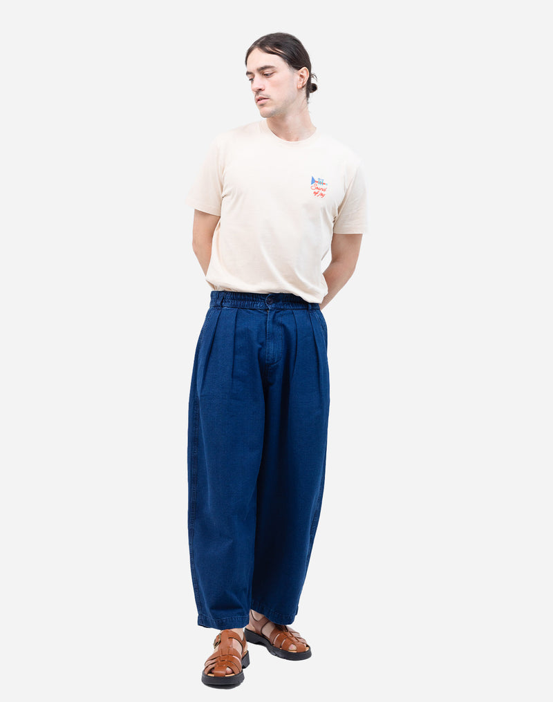 Pantalon Cargeot denim bleu