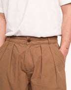 Pantalon Cargeot Taupe en coton bio – OLOW