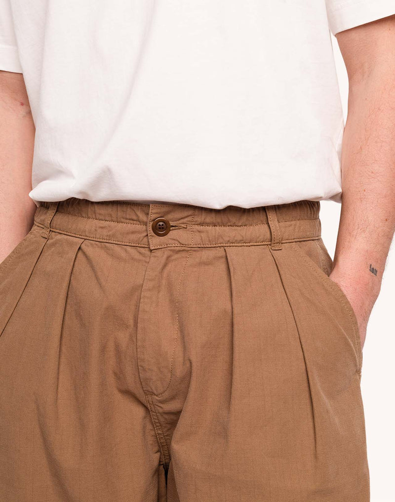 Pantalon Cargeot Taupe en coton bio – OLOW