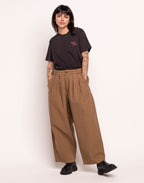 Pantalon Cargeot Taupe en coton bio – OLOW