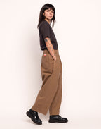 Pantalon Cargeot Taupe en coton bio – OLOW