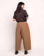 Pantalon Cargeot Taupe en coton bio – OLOW