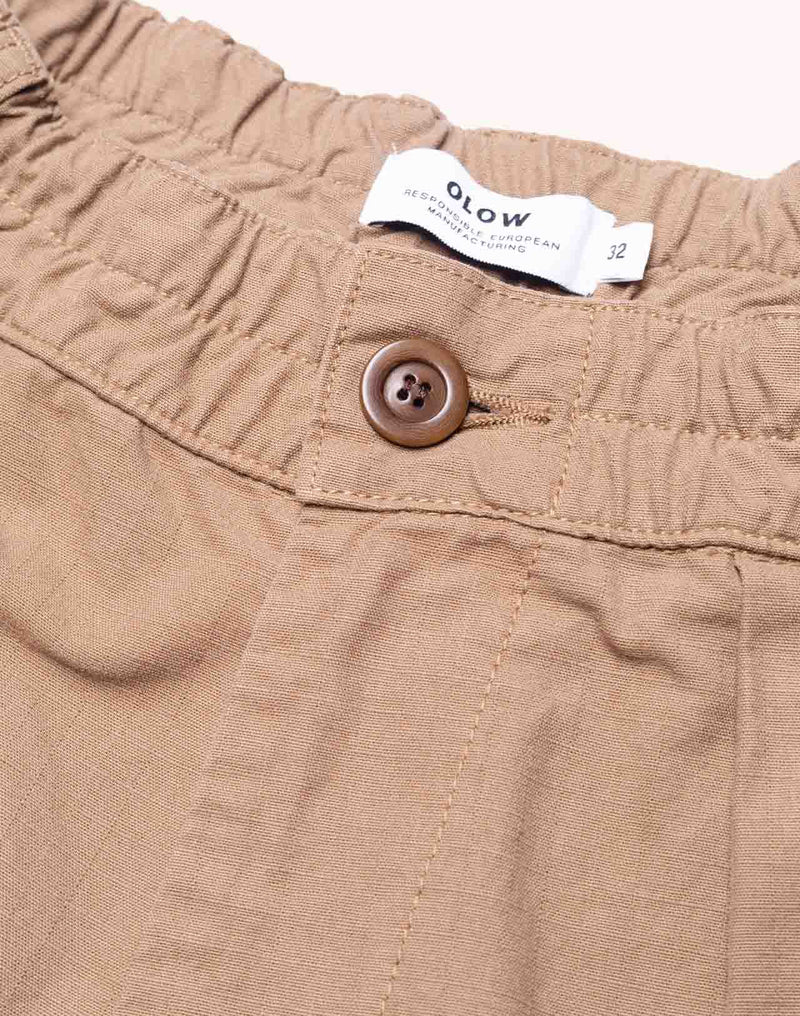 Pantalon Cargeot Taupe en coton bio – OLOW