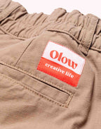 Pantalon Cargeot Taupe en coton bio – OLOW