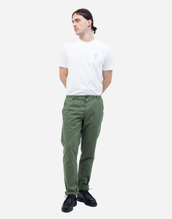 Pantalon Chino vert olive SS26