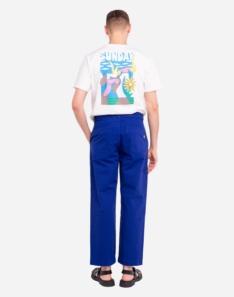 Pantalon Chuck bleu roi