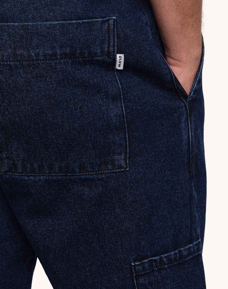 Pantalon Chuck Denim Bleu en coton, Coton recyclé – OLOW