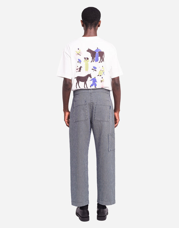 Pantalon Chuck denim rayé