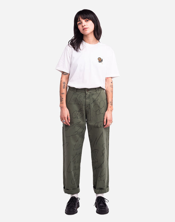 Pantalon Chuck gower kaki
