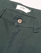 Pantalon Chuck Vert Mélèze en lyocell, Canvas coton – OLOW