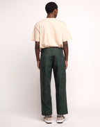 Pantalon Chuck Vert Mélèze en lyocell, Canvas coton – OLOW