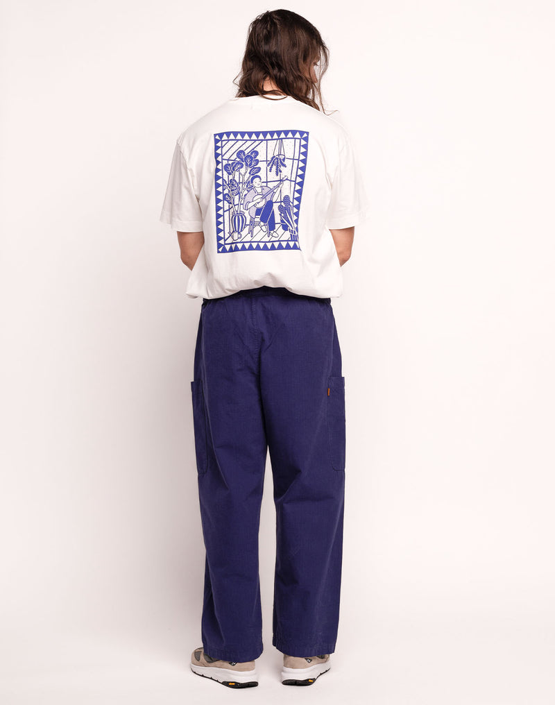 Pantalon Colton Bleu Outremer en coton bio – OLOW