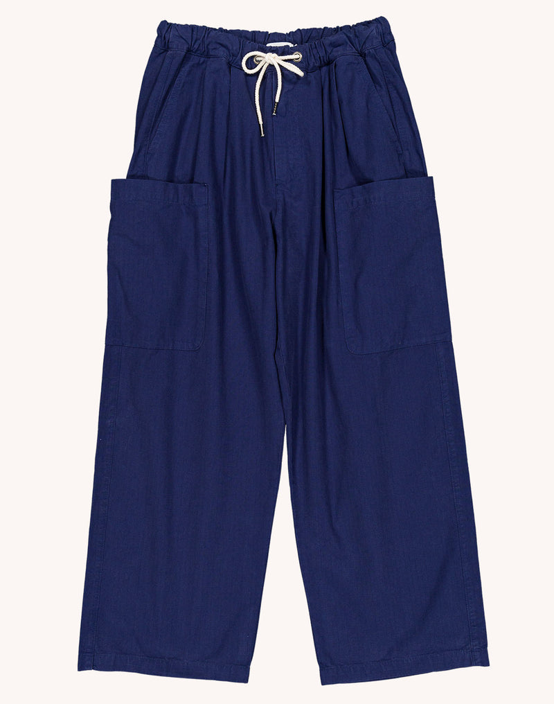 Pantalon Colton Bleu Outremer en coton bio – OLOW