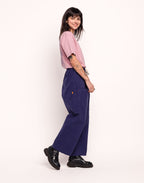 Pantalon Colton Bleu Outremer en coton bio – OLOW