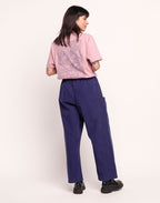 Pantalon Colton Bleu Outremer en coton bio – OLOW