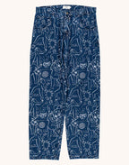Pantalon Costa Life Dance Denim Bleu en coton, Coton recyclé – OLOW