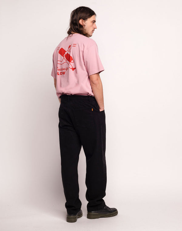 Pantalon Costa Denim Noir en coton bio – OLOW