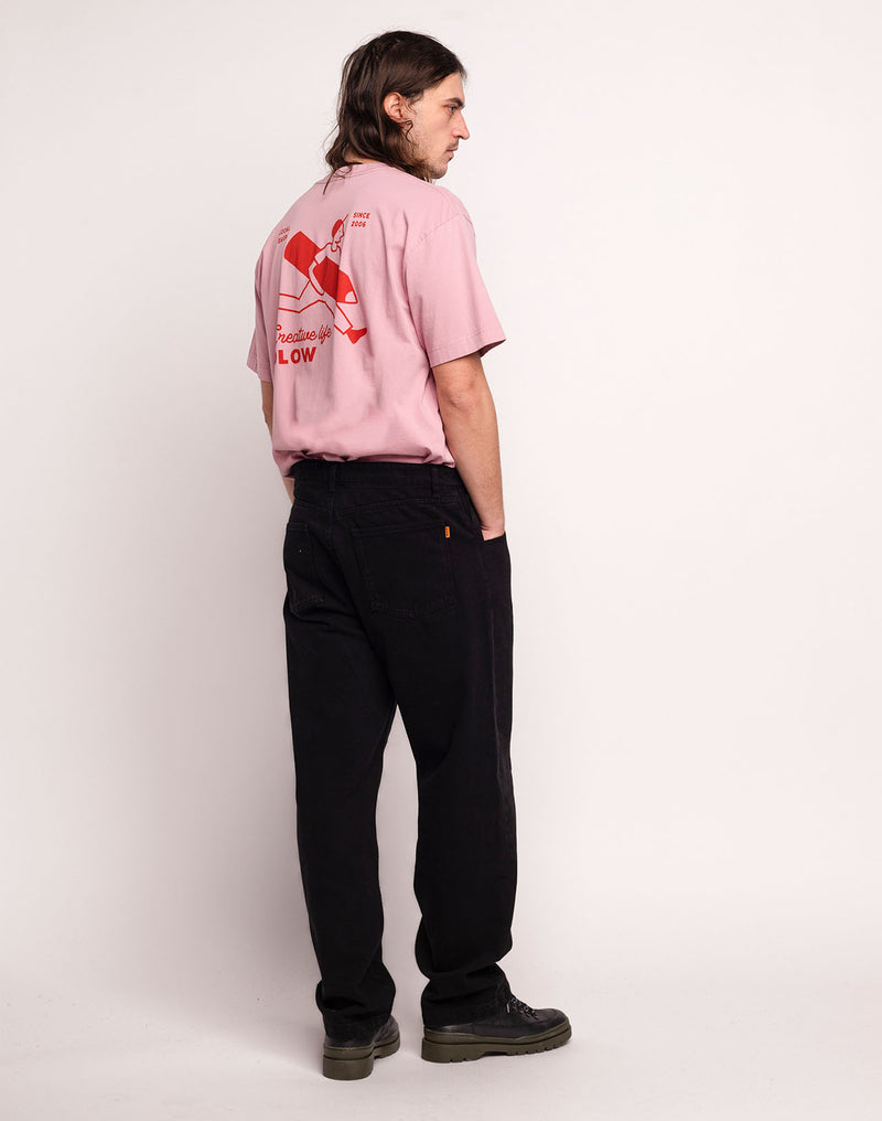 Pantalon Costa Denim Noir en coton bio – OLOW