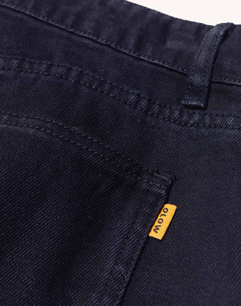 Pantalon Costa Denim Noir en coton bio – OLOW