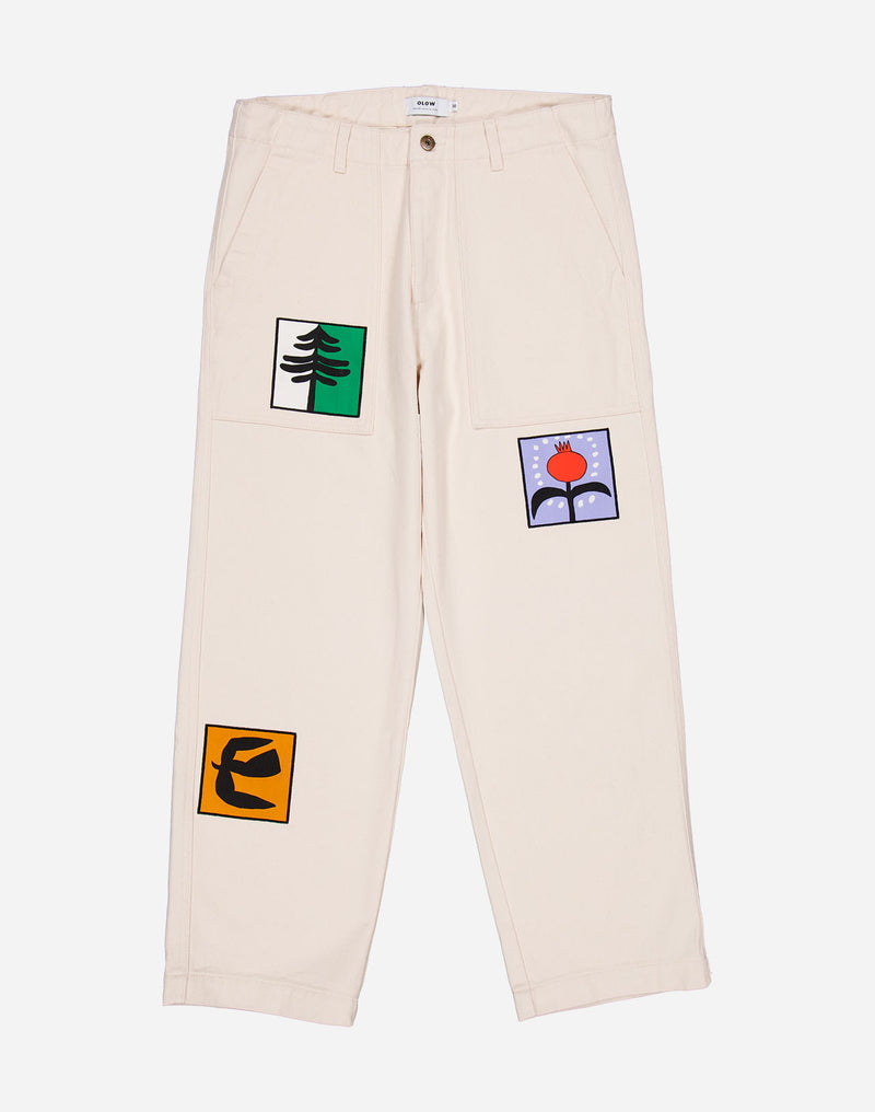 Pantalon Gamal Ona écru naturel