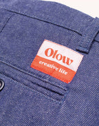 Pantalon Sembo Denim Bleu en coton recyclé, Polyester recyclé, Autres fibres recyclées – OLOW
