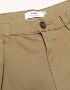 Pantalon Sembo Vert Tilleul en sergé coton bio – OLOW