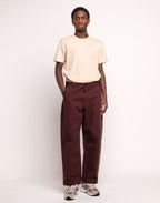 Pantalon Slack Chocolat en sergé coton bio – OLOW