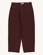 Pantalon Slack Chocolat en sergé coton bio – OLOW