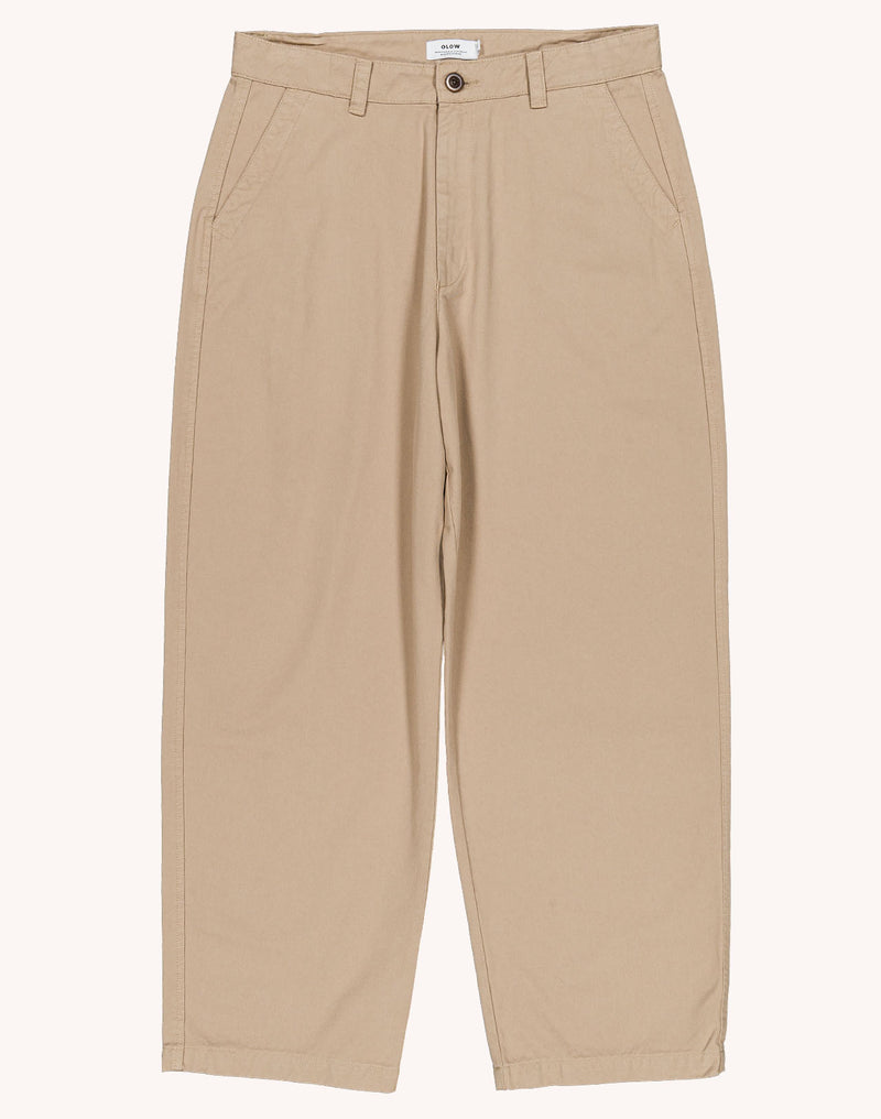 Pantalon Slack Sable en sergé coton bio – OLOW