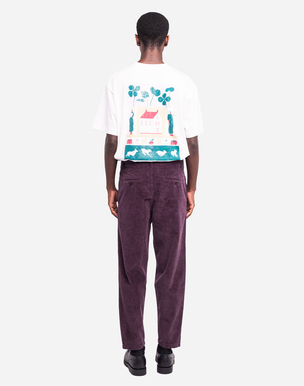 Pantalon Swing prune