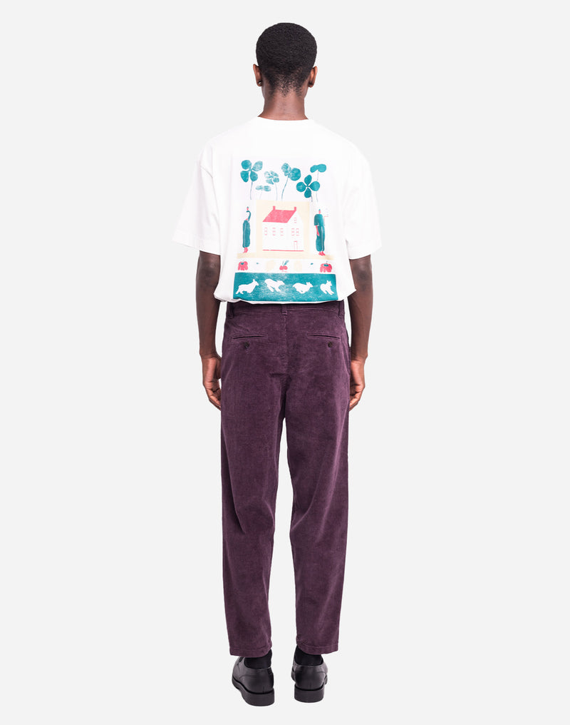 Pantalon Swing prune