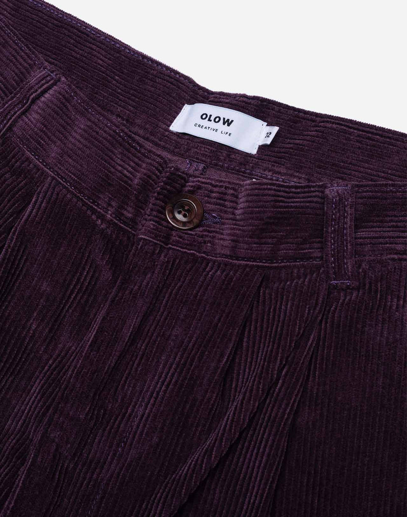 Pantalon Swing prune