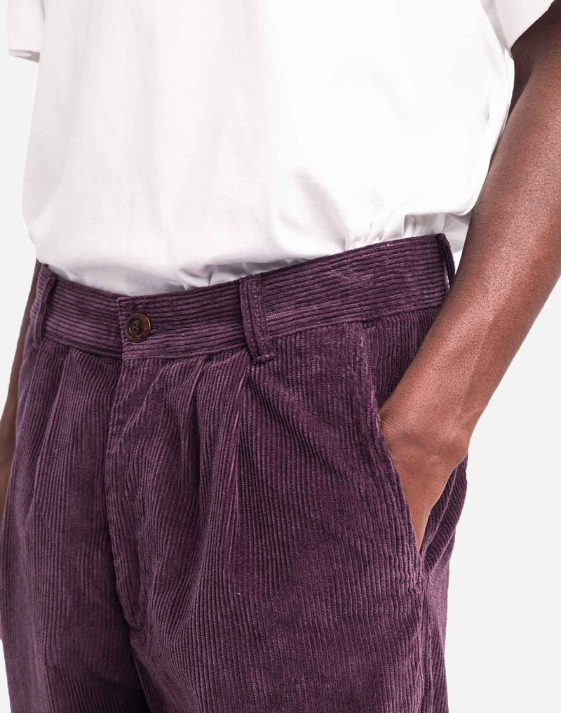 Pantalon Swing prune