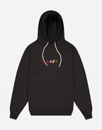 Hoodie Hood vegetables noir carbone
