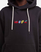 Hoodie Hood vegetables noir carbone