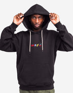 Hoodie Hood vegetables noir carbone