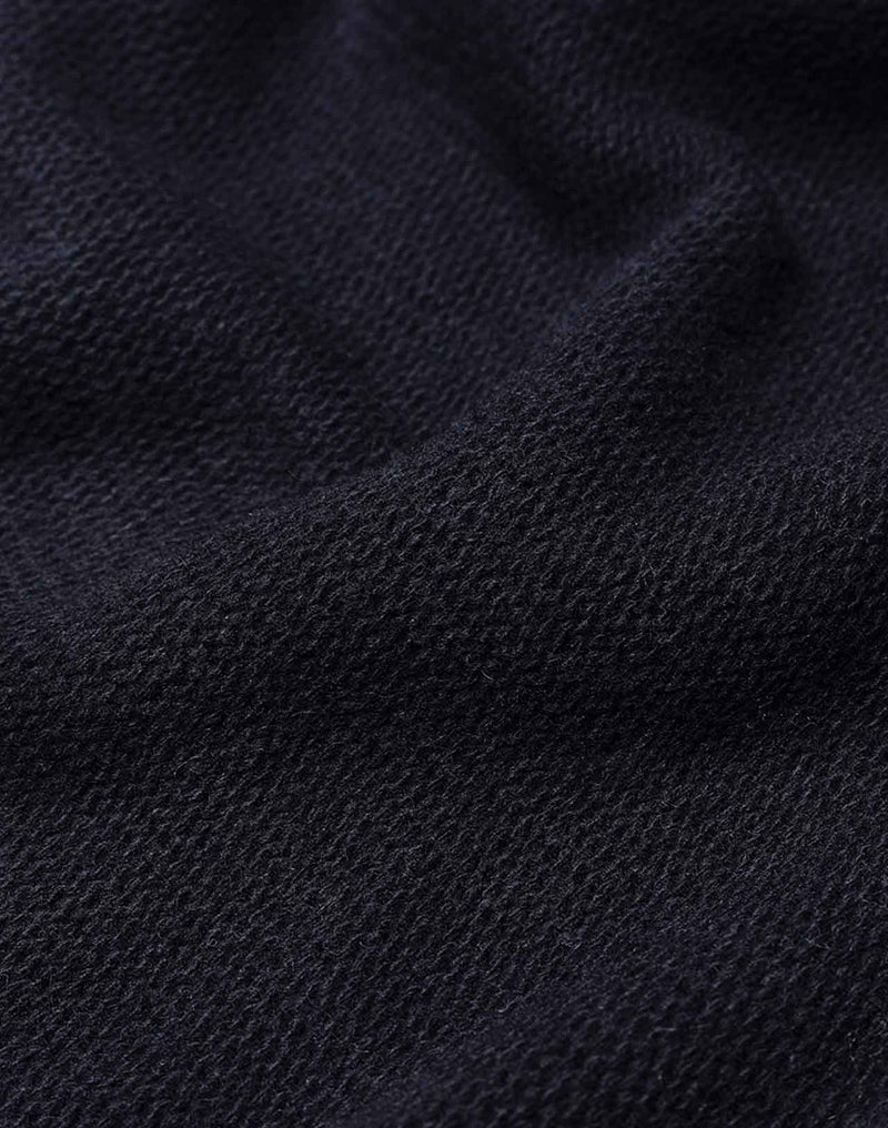 Pull Baden Noir en laine recyclée, Polyamide recyclé, Autres fibres recyclées – OLOW