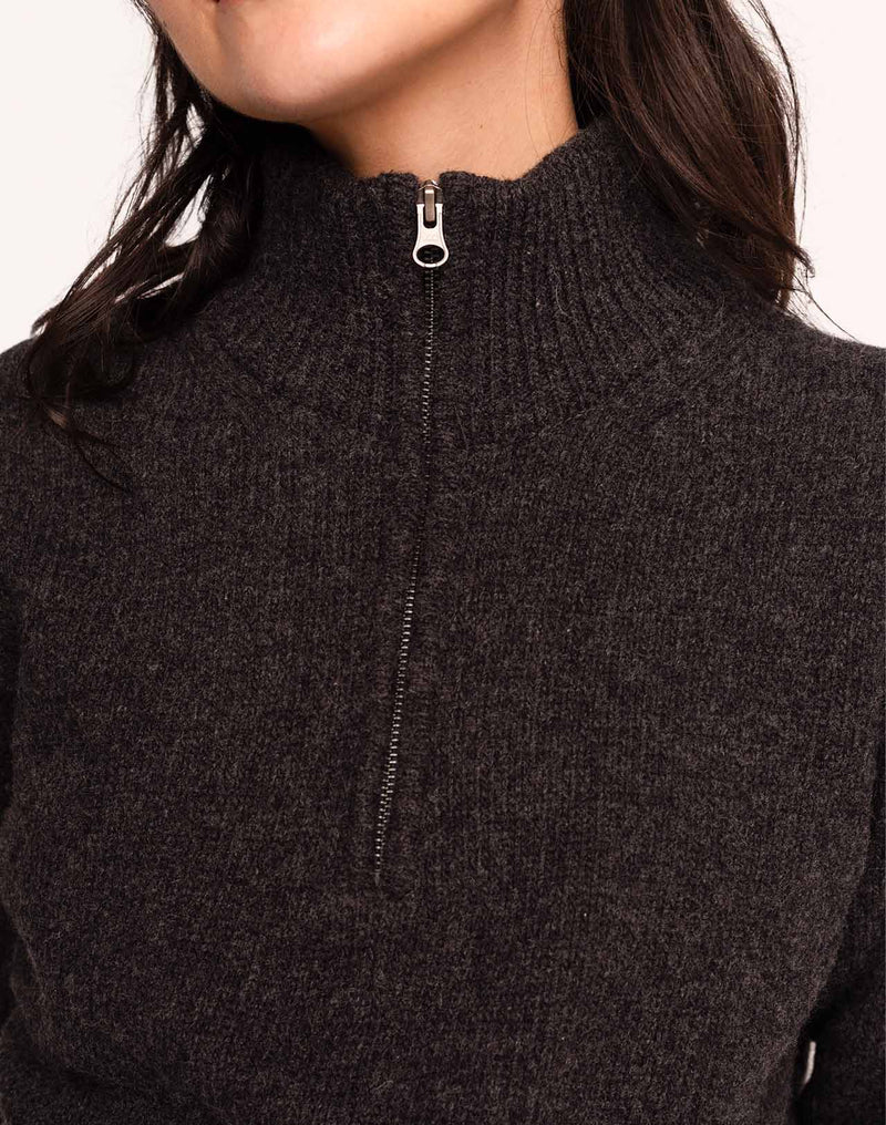 Mottled black Banjo jumper