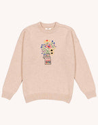Pull Bunch Beige en laine mérinos extra-fine – OLOW