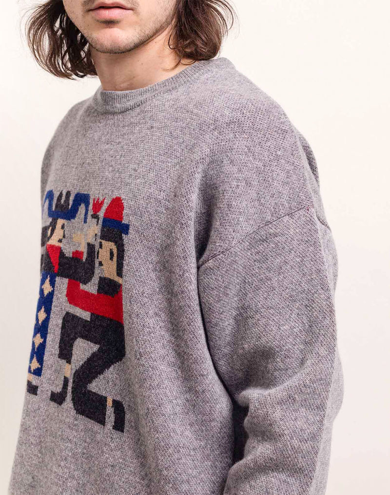 Pull Declaration gris – OLOW
