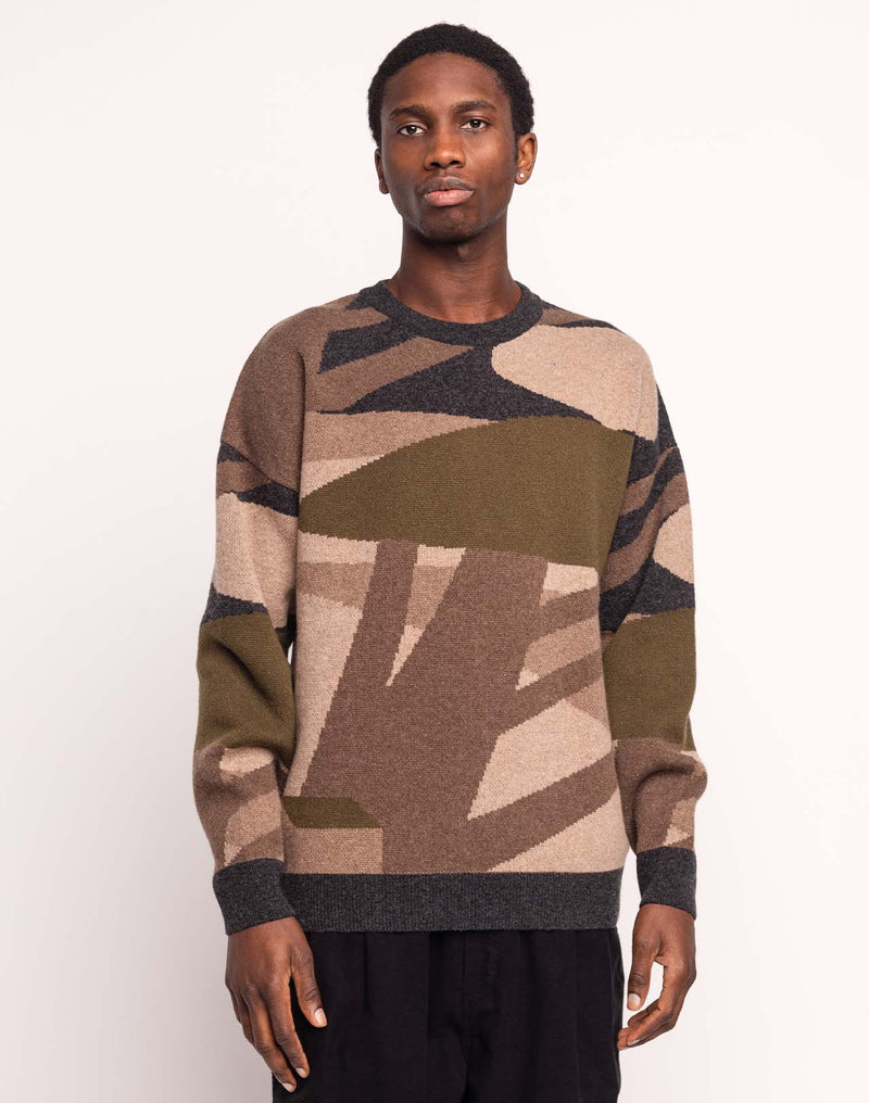 Pull Pinhal Multicolore en laine mérinos extra-fine – OLOW
