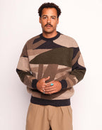 Pull Pinhal Multicolore en laine mérinos extra-fine – OLOW