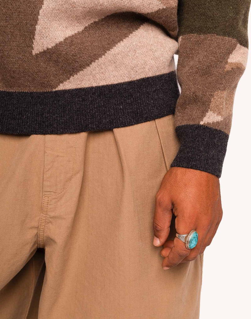 Pull Pinhal Multicolore en laine mérinos extra-fine – OLOW