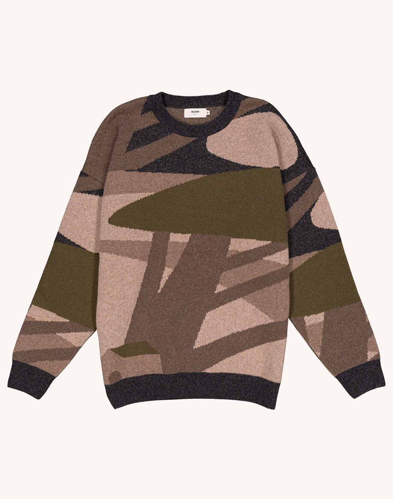 Pull Pinhal Multicolore en laine mérinos extra-fine – OLOW