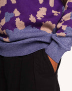 Pull Superbloom Multicolore en laine mérinos extra-fine, Coton bio – OLOW