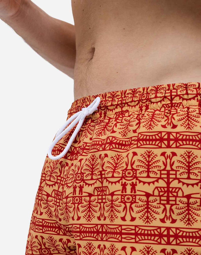Short de bain Bumba ocre