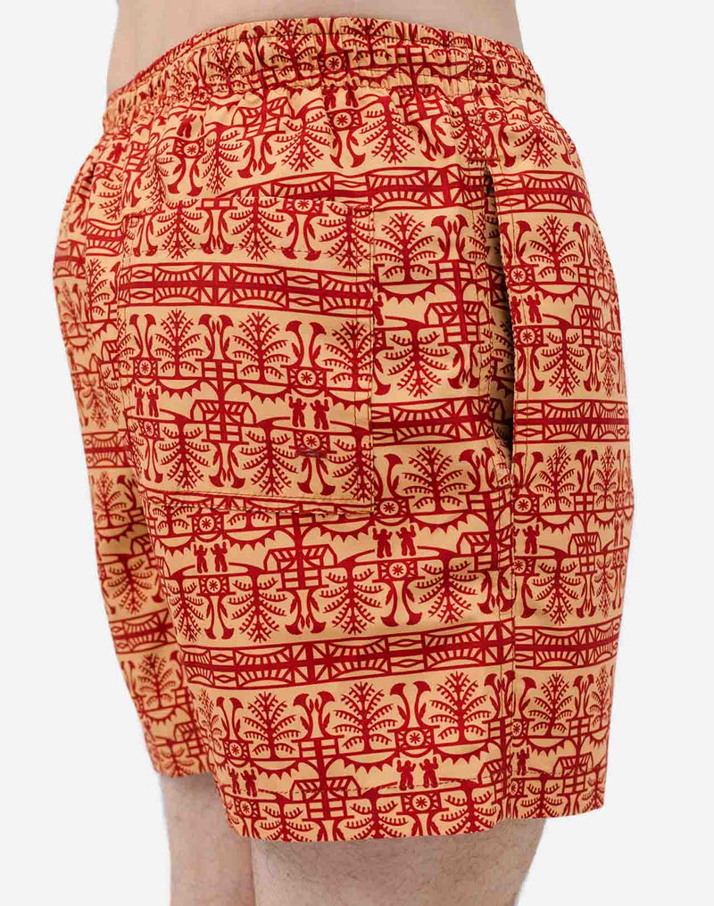 Short de bain Bumba ocre