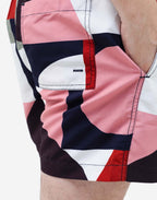 Short de bain Cubism multicolore