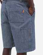 Short Diy denim rayé